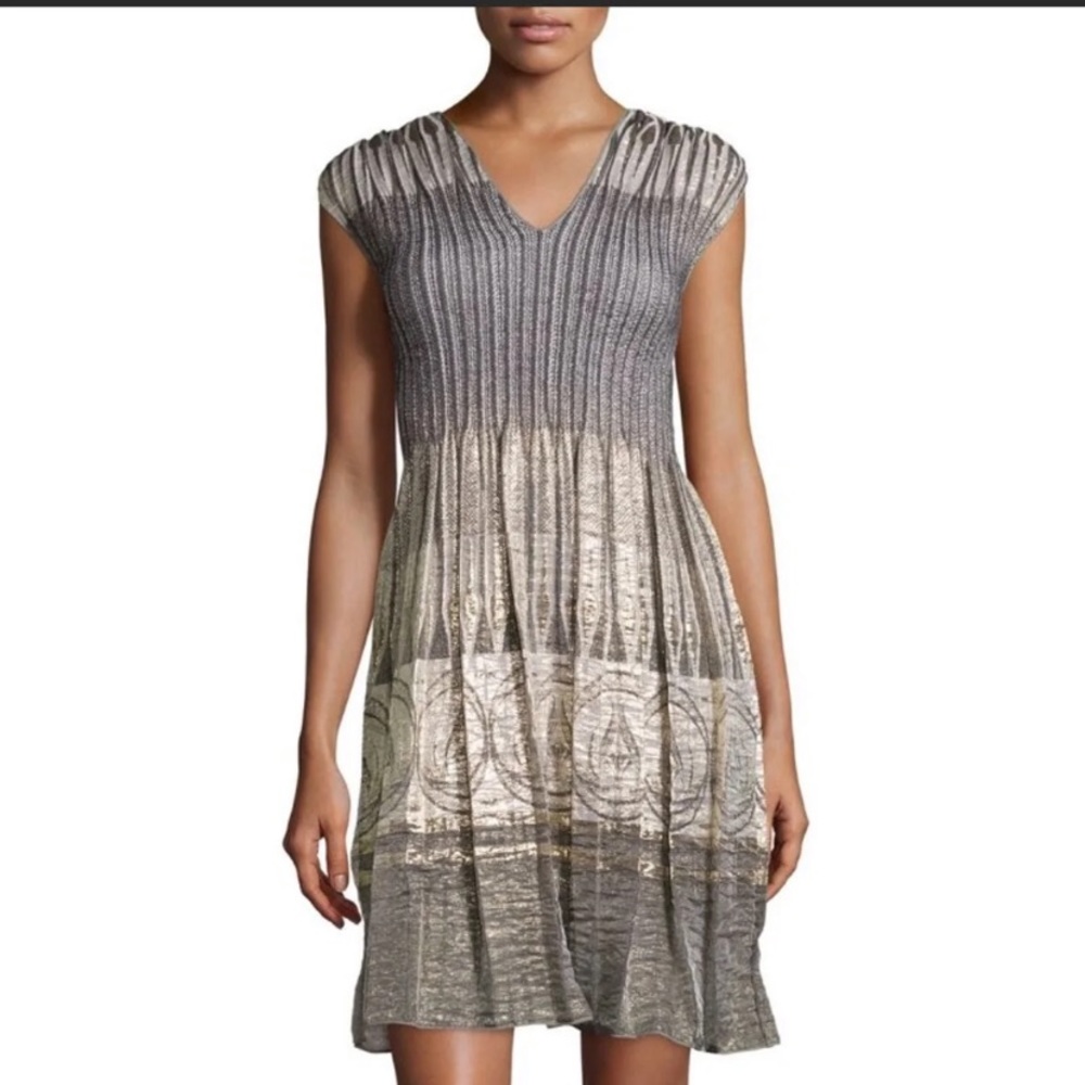 Max studio metallic dress